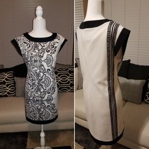 Donna Morgan Black & White Dress